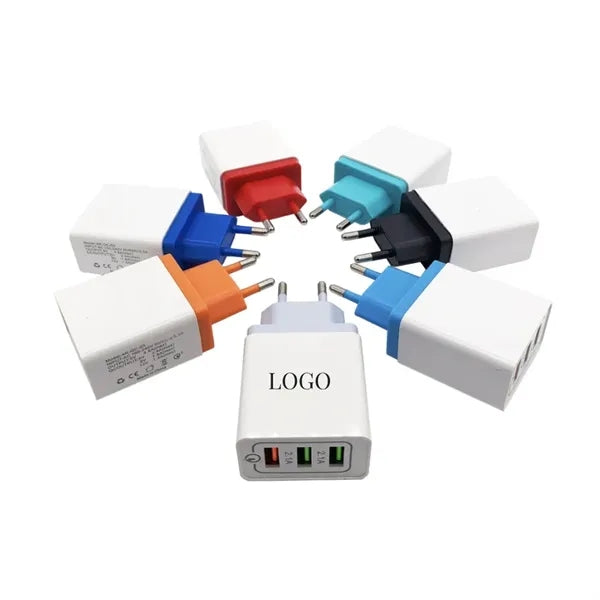 3 Port USB C Fast Charging Plug Adapter