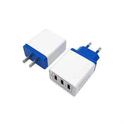 3 Port USB C Fast Charging Plug Adapter