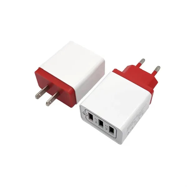 3 Port USB C Fast Charging Plug Adapter