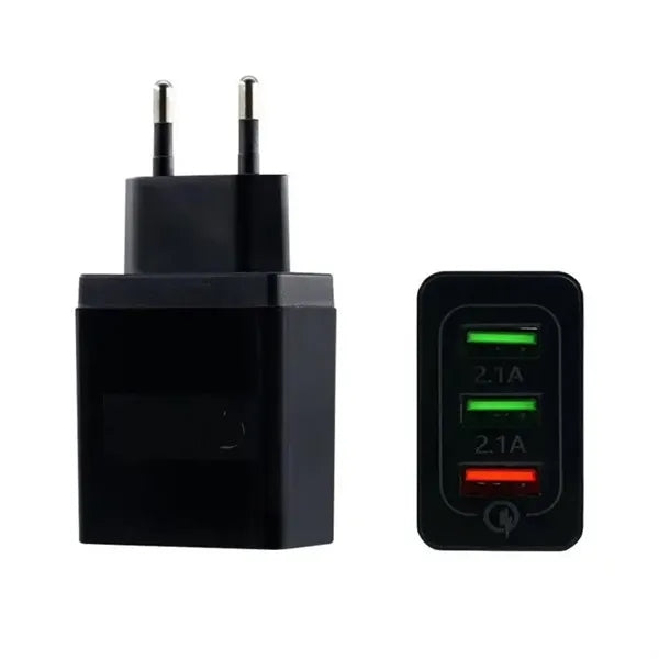 3 Port USB C Fast Charging Plug Adapter
