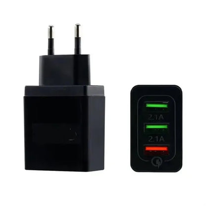 3 Port USB C Fast Charging Plug Adapter