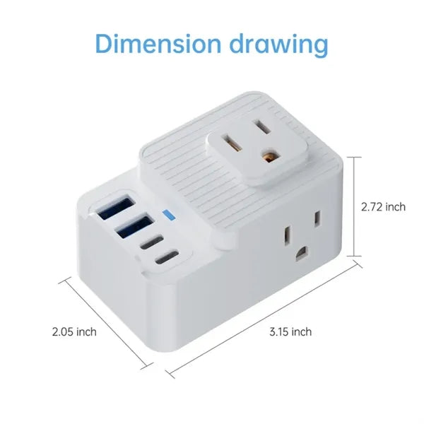 7 in 1 Multi-Plug Outlet Extender