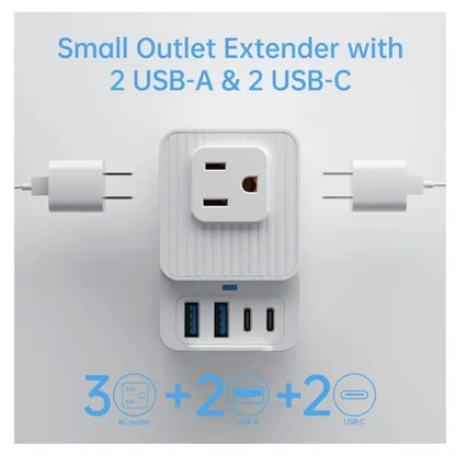 7 in 1 Multi-Plug Outlet Extender