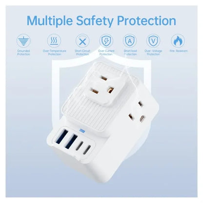 7 in 1 Multi-Plug Outlet Extender