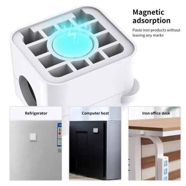 6 Pcs Magnetic Cable Clips Cord Organizer