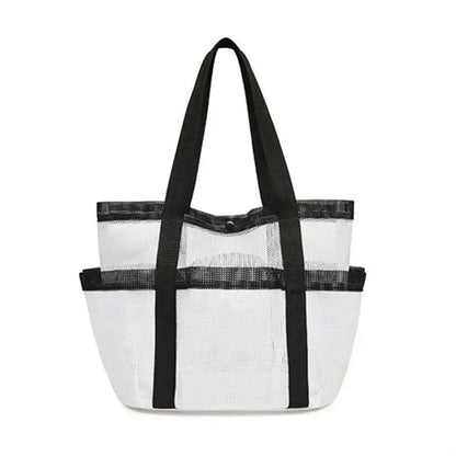 Beach Large Shower Mesh Tote Bag