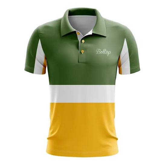 Sublimation Short Sleeve Polo - 125G Waffle Grid - Men,
