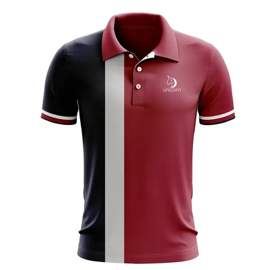 Sublimation Short Sleeve Polo - 160G Jacquard - Men, Women,