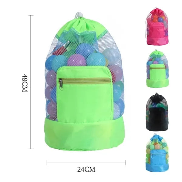 Drawstring Beach Backpack