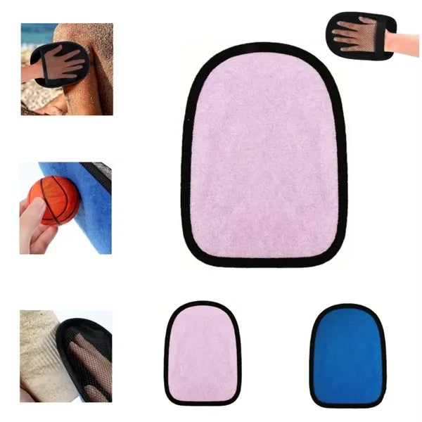Sand Wipe Off Mitts