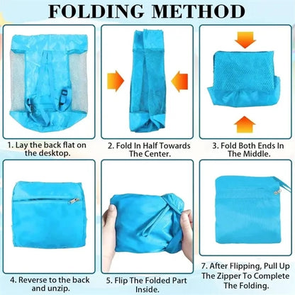 Drawstring Beach Backpack