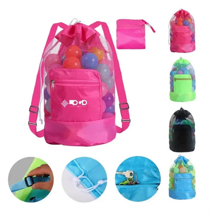 Drawstring Beach Backpack