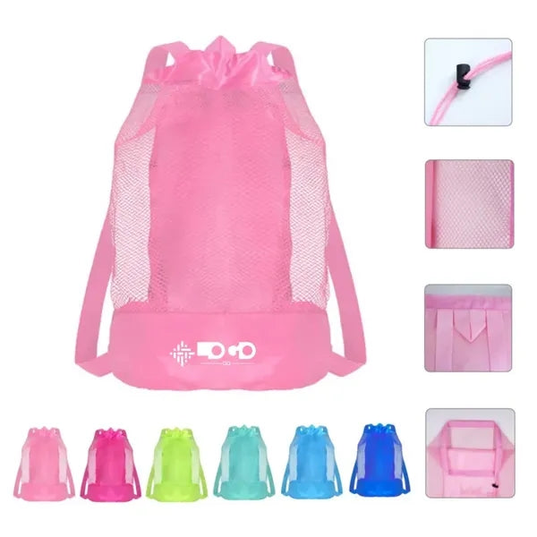 Drawstring Beach Backpack