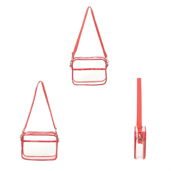 ClearPass Clear Crossbody Bag 8" x 2.5"