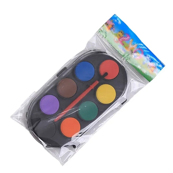 8 Colors Non-Toxic Washable Portable Watercolor Sets