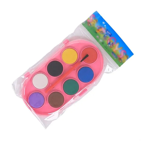 8 Colors Non-Toxic Washable Portable Watercolor Sets