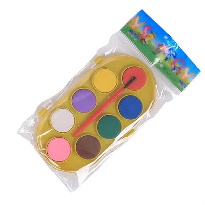 8 Colors Non-Toxic Washable Portable Watercolor Sets