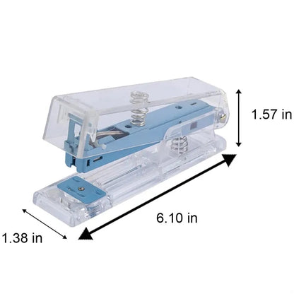 Durable Non-Slip Base High-Impact Transparent Stapler