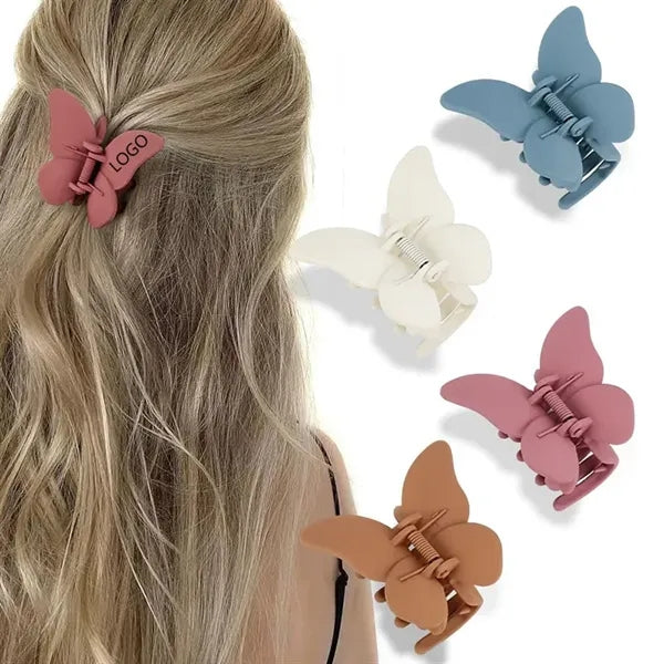 Butterfly Shaped Matte Hair Claw Clip