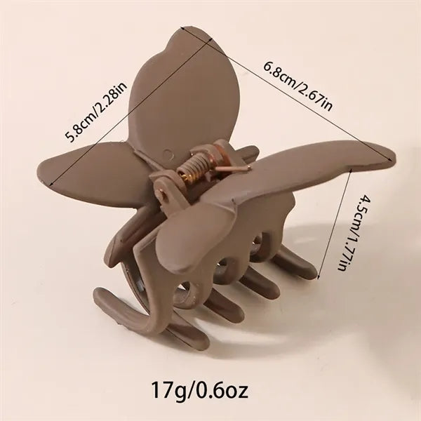 Butterfly Shaped Matte Hair Claw Clip