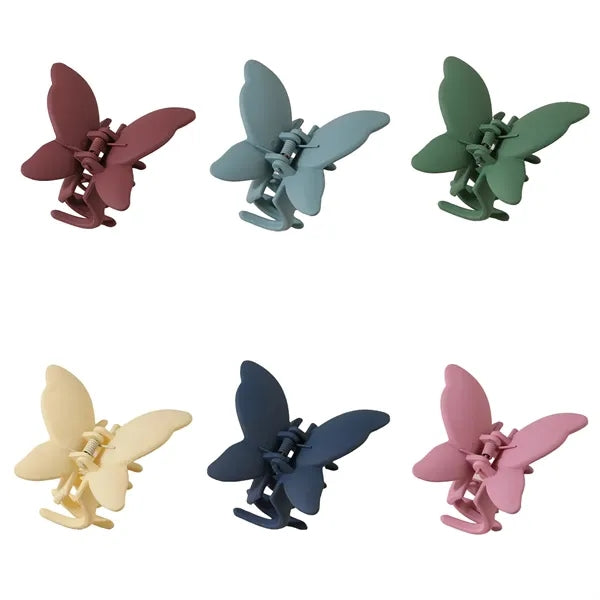 Butterfly Shaped Matte Hair Claw Clip