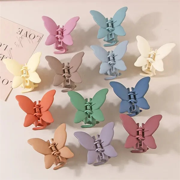 Butterfly Shaped Matte Hair Claw Clip