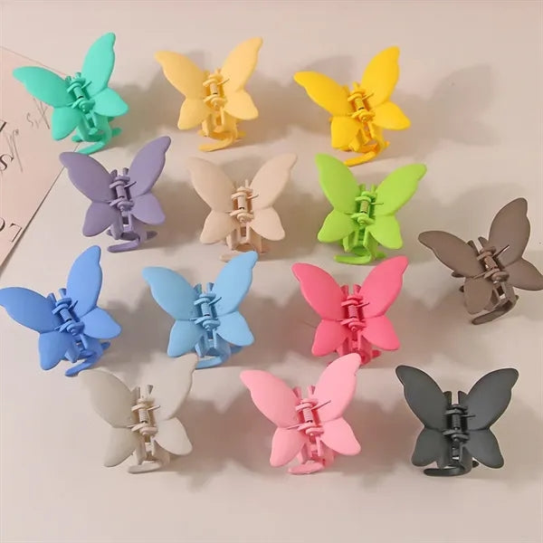 Butterfly Shaped Matte Hair Claw Clip