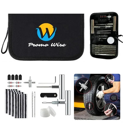 All-in-One Professional Emergency Tire Repair Plug Tools Kit