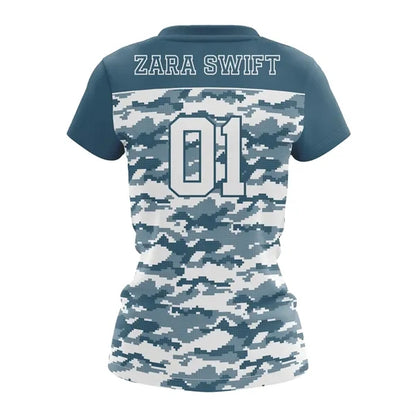 Women's Sublimation Flag Football Jersey - Butterfly Mesh