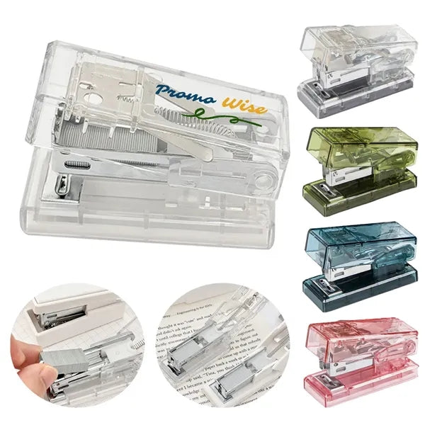 Transparent Color Mini Portable High Appearance Stapler