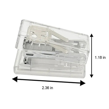 Transparent Color Mini Portable High Appearance Stapler