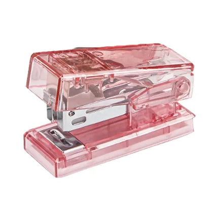 Transparent Color Mini Portable High Appearance Stapler