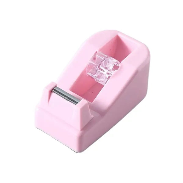 Macaron Color Office Desktop Tape Dispenser Non-Skid Base