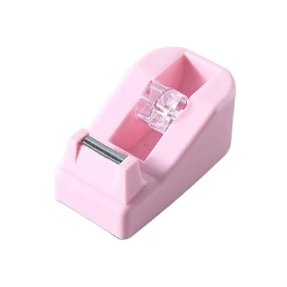 Macaron Color Office Desktop Tape Dispenser Non-Skid Base