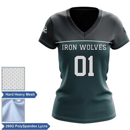 Women's Premium Sublimation Football Fanwear Jersey - Mesh B