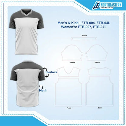 Men's & Kids' Lightweight Sublimation Football Fanwear