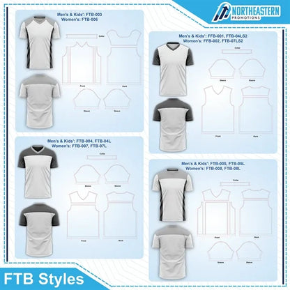 Men's & Kids' Lightweight Sublimation Football Fanwear