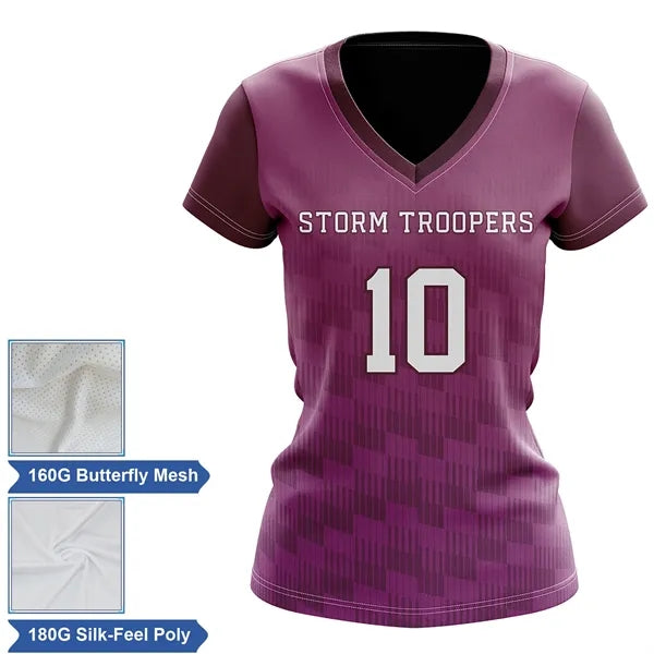 Women's Lightweight Sublimation Football Fanwear Jersey - St
