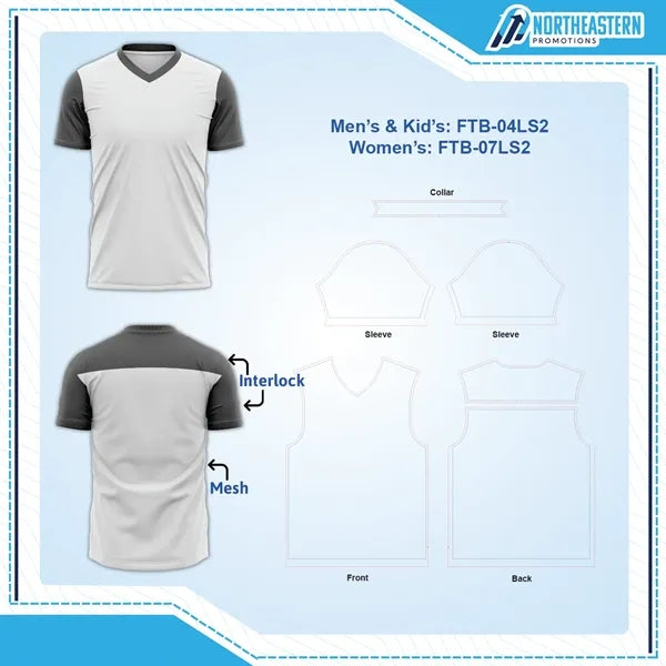 Women's Lightweight Sublimation Football Fanwear Jersey - St