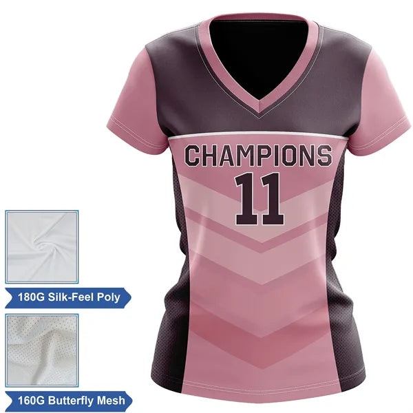 Women's Lightweight Sublimation Football Fanwear Jersey - In