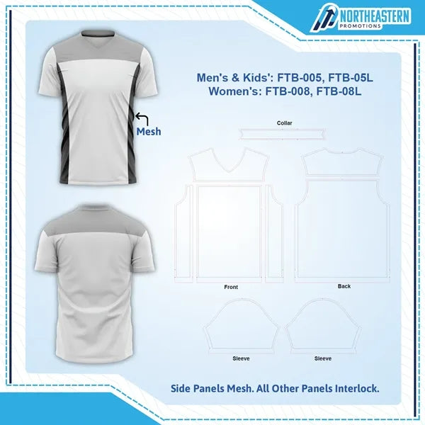 Women's Lightweight Sublimation Football Fanwear Jersey - In