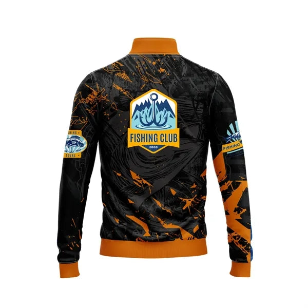 Sublimation 180G Mesh UPF 50+ Long Sleeve Fishing Quarter