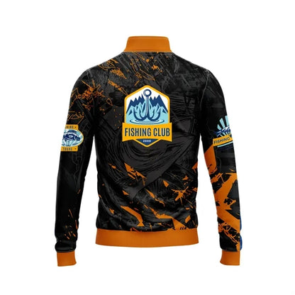 Sublimation 180G Mesh UPF 50+ Long Sleeve Fishing Quarter