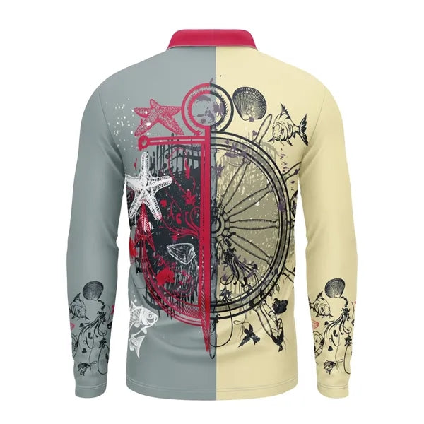 Sublimation 180G Ice-Silk Interlock UPF 50+ Long Sleeve