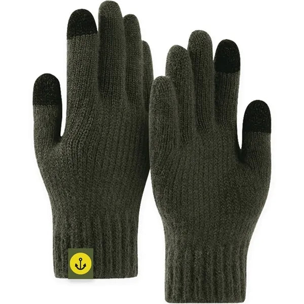 Adult Stretch Ribbed Gloves with Sensitive Touch and Custom