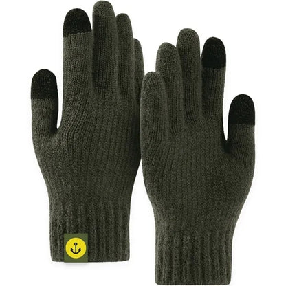 Adult Stretch Ribbed Gloves with Sensitive Touch and Custom