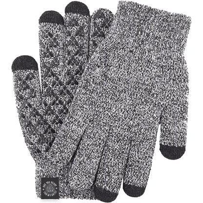 Adult Stretch Ribbed Gloves with Sensitive Touch, Non-Slip