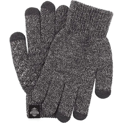 Adult Stretch Ribbed Gloves with Sensitive Touch, Non-Slip