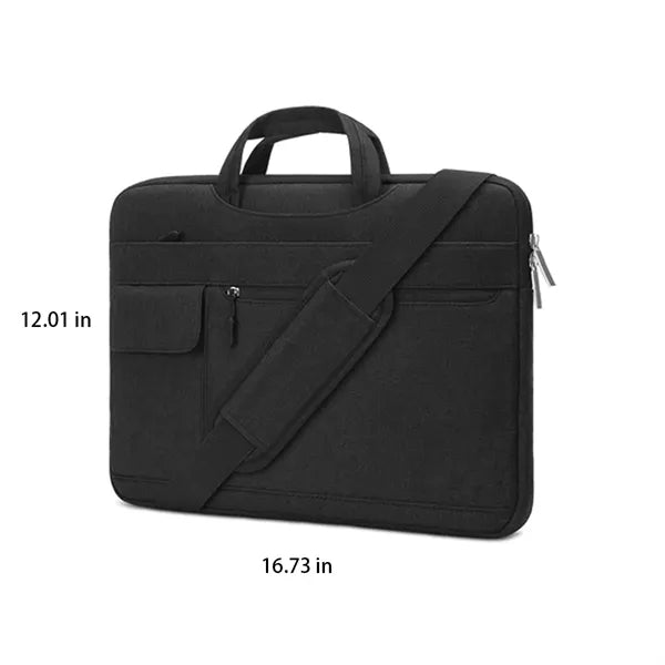 Lightweight Multi-Pocket Laptop Bag with Adjustable Strap