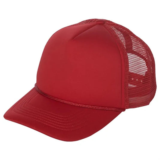 Rope-Accent 5-Panel Adjustable Trucker Cap
